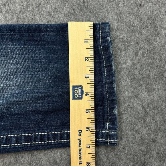 Miss Me Capri Jeans Women's Size 27 Low Rise Jeweled Medium Wash Denim - Picture 13 of 14